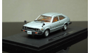 HONDA Accord Coupe EX 1976 год I generation 1:43 silver Honda Dealer, масштабная модель, Ebbro, 1/43