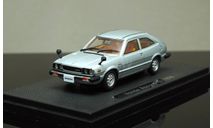 HONDA Accord Coupe EX 1976 год I generation 1:43 silver Honda Dealer, масштабная модель, Ebbro, 1/43