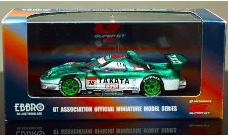 HONDA NSX Super GT Acura NA1 Ebbro 1:43, масштабная модель, 1/43