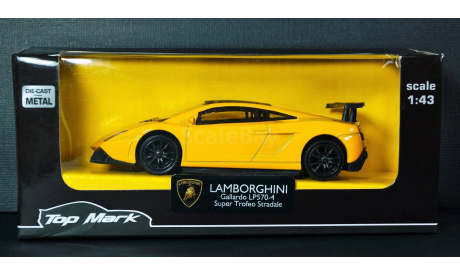 1:43 Lamborghini Gallardo LP570-4 Super Trofeo Stradale, масштабная модель, Top Mark, 1/43