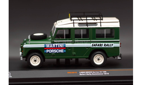 Land Rover Series III 109 Team Porsche Martini Safari Rally 1:43, масштабная модель, IXO Rally (серии RAC, RAM), scale43