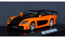 1:43 MAZDA RX-7 Форсаж 3 Токийский Дрифт - Fast&Furious 3 Tokyo drift, масштабная модель, Greenlight Collectibles, 1/43