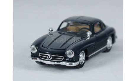 1:43 Mercedes-Benz 300 SL 1954 год ’Крыло чайки’ Gullwing - капот и дверь открываются!, масштабная модель, Solido, 1/43