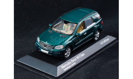 Mercedes Benz M-klasse ML W164 1:43 Minichamps Мерседес dark green темно зеленый, масштабная модель, scale43, Mercedes-Benz