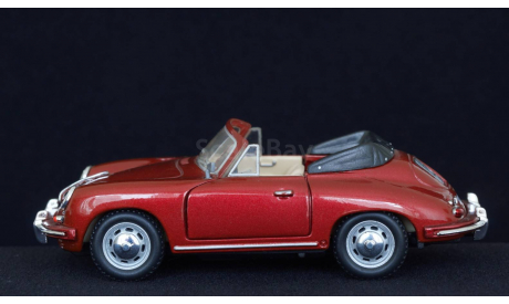 1:43 PORSCHE 356 Cabriolet - Двери открываются!, масштабная модель, 1/43, Bauer/Cararama/Hongwell