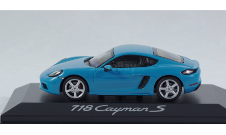 PORSCHE 718 Cayman S 1:43 Minichamps, масштабная модель, scale43