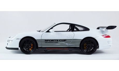 PORSCHE 911 997 GT3 RS Deutchland PORSCHE CUP - 1:18 - все открывается, руль поворачивает колеса!, масштабная модель, Welly, 1/18