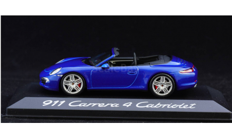1:43 PORSCHE 911 Carrera 4 Cabriolet, масштабная модель, Minichamps, scale43