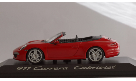 1:43 PORSCHE 911 (991) Carrera Cabriolet - Minichamps!, масштабная модель, 1/43