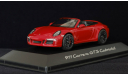 1:43 PORSCHE 911 Carrera GTS Cabriolet, масштабная модель, 1/43, Schuco