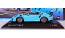 1:43 PORSCHE 911 GT 3 RS 2017 год Exclusive Limited Edition, масштабная модель, 1/43, Spark