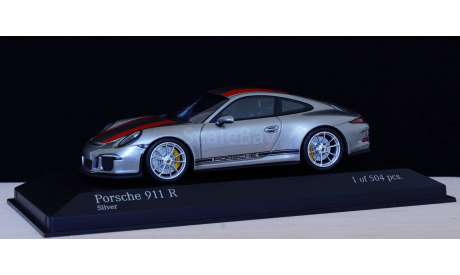 1:43 PORSCHE 911 R - Minichamps limited edition, масштабная модель, 1/43