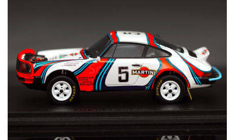 PORSCHE 911 Safari Dakar Rally Martini 1978 год 1:43 Spark, масштабная модель, 1/43