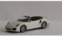 1:43 PORSCHE 911 (991) Turbo S Cabriolet Minichamps, масштабная модель, 1/43