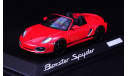 1:43 PORSCHE Boxster Spyder Лимитированная серия - MINICHAMPS в дилерской упаковке Porsche, масштабная модель, 1/43