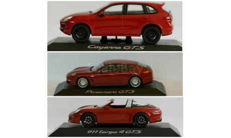 1:43 PORSCHE GTS - Cayenne, Panamera, 911 плюс BMW X6 M в подарок, масштабная модель, 1/43, Minichamps