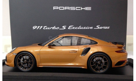 PORSCHE 911 Turbo S Exclusive 1:18 SPARK limited edition, масштабная модель, 1/18