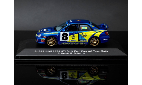 Subaru Impreza WRX STi Rally 2006 год 1:43, масштабная модель, IXO Rally (серии RAC, RAM), 1/43