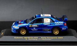 Subaru Impreza WRX STi Rally 2005 год 1:43 Ралли Акрополис Греция