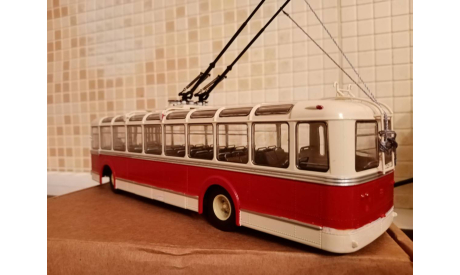 Троллейбус СВАРЗ-МТБЭС доработка, масштабная модель, MODIMIO, 1:43, 1/43