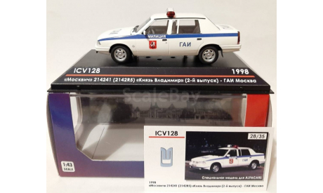 ICV 128 москвич 214221 милиция гаи Москвы, масштабная модель, scale43