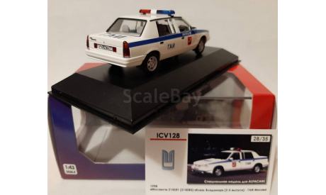 ICV 128 москвич 214221 милиция гаи Москвы, масштабная модель, scale43