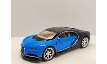 BUGATTI CHIRON (WELLY ) 1/38, масштабная модель, scale43