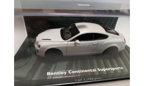 Bentley Continental Supersports, масштабная модель, Minichamps, 1:43, 1/43