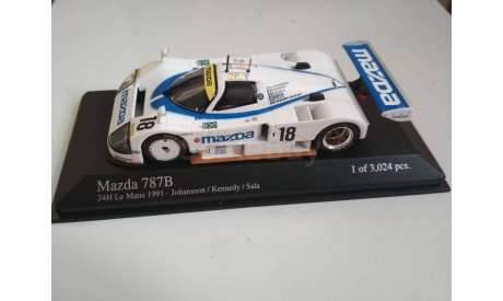 С РУБЛЯ Minichamps Mazda 787B Le Mans 1991, масштабная модель, scale43