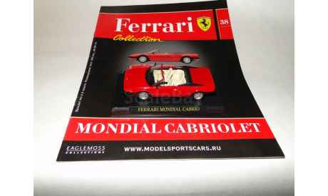 Ferrari Mondial Cabriolet - Выпуск  № 38 Ferrari Collection, журнальная серия Ferrari Collection (GeFabbri), 1:43, 1/43, Ge Fabbri