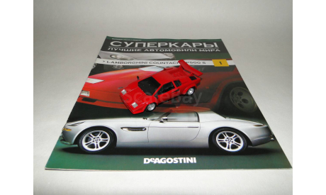 Lamborghini Countach LP500S Суперкары, журнальная серия Суперкары (DeAgostini), 1:43, 1/43