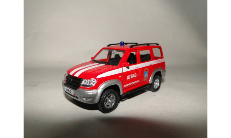УАЗ-3163 Пожарная, масштабная модель, 1:43, 1/43, Autotime Collection