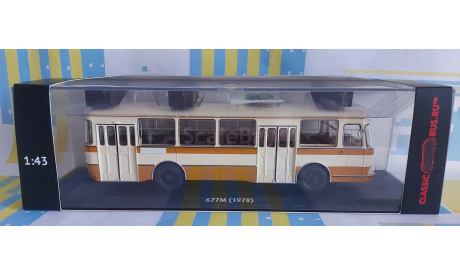 ЛиАЗ-677м с запасным колесом, масштабная модель, Classicbus, scale43