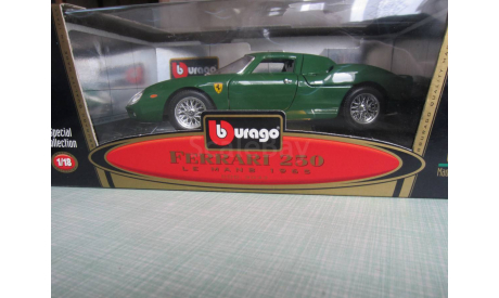 1/18 Ferrari 250 Le Mans 1965/ BBurago, масштабная модель, scale18