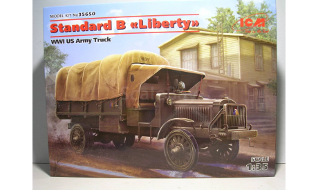 Грузовик времён Первой Мировой войны ISM #35650 1:35 ’Standard B ’Liberty’WWI US Army Truck’, сборная модель автомобиля, scale35