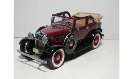 1/24 Franklin Mint 1932 ’Bonnie and Clyde’ Ford V8 Convertible с полным комплектом документов, масштабная модель, 1:24