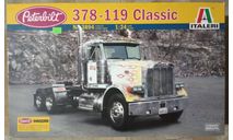 Седельный тягач 1/24 Italeri #3894 Peterbilt model 378-119 Classic Day Cab, сборная модель автомобиля, 1:24