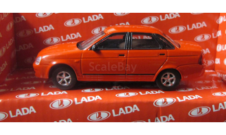 ВАЗ-2170 Лада Priora красный, Carline, масштабная модель, Bauer/Cararama/Hongwell, scale43