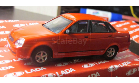 ВАЗ-2170 Лада Priora красный, Carline, масштабная модель, Bauer/Cararama/Hongwell, scale43