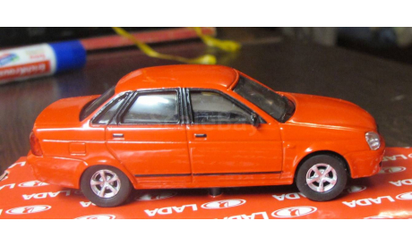 ВАЗ-2170 Лада Priora красный, Carline, масштабная модель, Bauer/Cararama/Hongwell, scale43