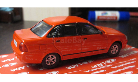 ВАЗ-2170 Лада Priora красный, Carline, масштабная модель, Bauer/Cararama/Hongwell, scale43