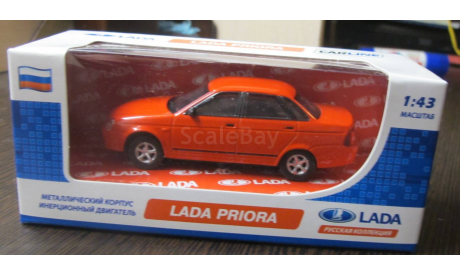 ВАЗ-2170 Лада Priora красный, Carline, масштабная модель, Bauer/Cararama/Hongwell, scale43