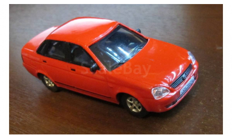 LADA Priora(красная), Carline, 1:43, масштабная модель