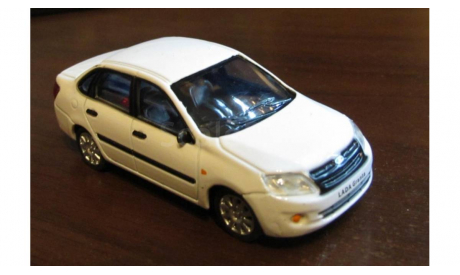 Lada Granta(белая), Carline, 1:43, масштабная модель, scale43