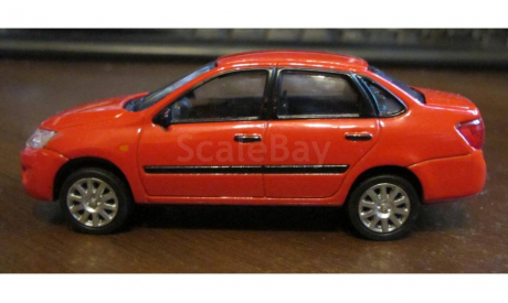 Lada Granta(красная), Carline, 1:43, масштабная модель, 1/43