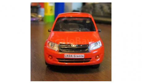 Lada Granta(красная), Carline, 1:43, масштабная модель, 1/43