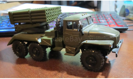 Урал-4320, БМ-21  РСЗО Град, Элекон, 1:43, масштабная модель, 1/43