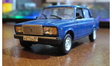 ВАЗ-2107, Жигули, АЛ СССР № 31, 1:43, масштабная модель, Автолегенды СССР журнал от DeAgostini, 1/43