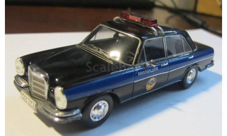 Mercedes-Benz W108, ГАИ Ленинград 1980, Spark - с 1 рубля, редкая масштабная модель, 1:43, 1/43