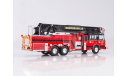 С РУБЛЯ!!! - Smeal 105 Aerial Ladder - US Firetruck Huntersville, масштабная модель, Ford, IXO грузовики (серии TRU), 1:43, 1/43